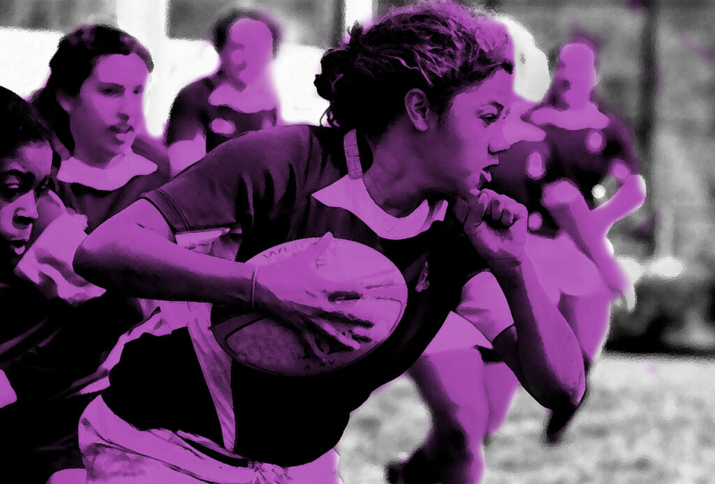 Female Rugby player