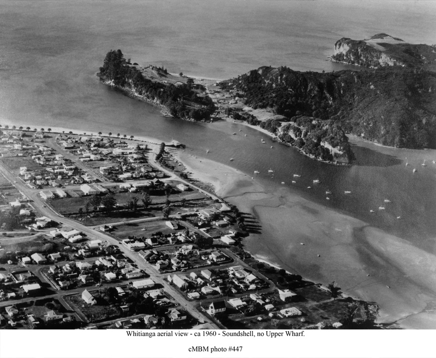 Whitianga Aerial View 1960 - Mercury Bay museum