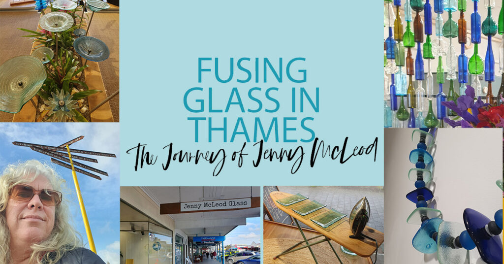 Jenny Mcleod - Fusing Glass in Thames - Coromandel Magazine - Advertise with us- Glass