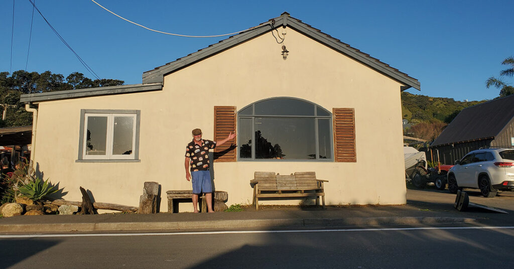 Paul proud of what the place became in Kuaotunu - Lukes Kitchen